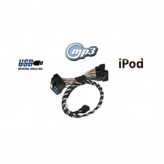 KUFATEC VW MDI MEDIA-IN Music Interface Kun kabelsett!