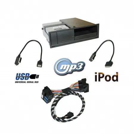 KUFATEC Audi Music interface (AMI) Audi A3/TT (2010 -->) m/RNS-E (iPod) 