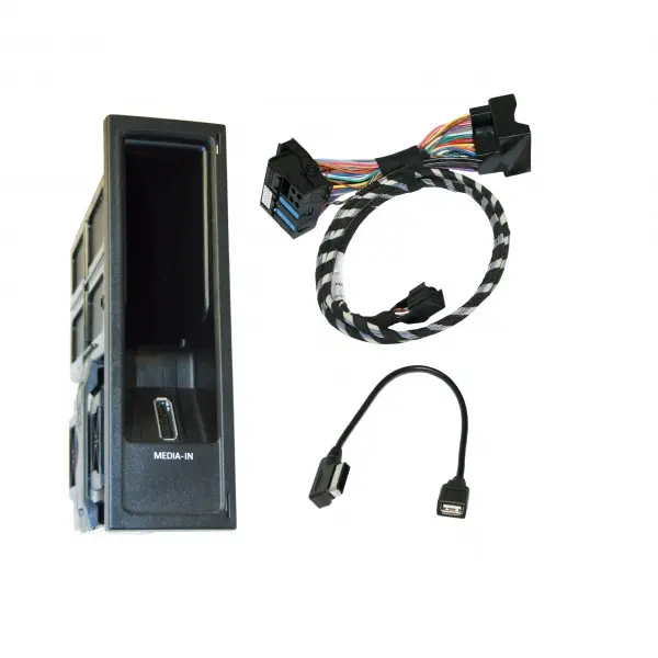 KUFATEC VW MEDIA-IN/MDI Interface Til VW Sharan/Alhambra 7N (USB) Sort 