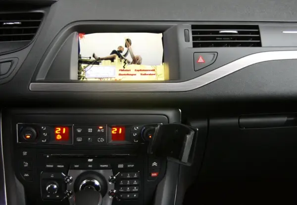 KUFATEC Video in motion interface Citroen C5 m/NaviDrive 3D 