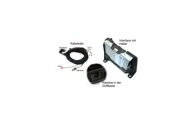 KUFATEC Audi Ryggekamera komplett sett Audi A6 (2012-->) / A7 (2012-->) 