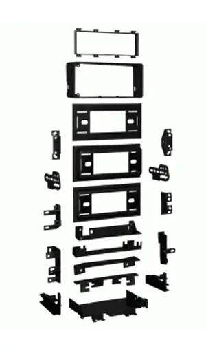 METRA Monteringsramme 1-DIN GM Multi-Kit (1982 - 2005) 