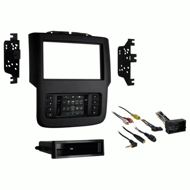 METRA Monteringssett 2-DIN (komplett) Dodge RAM (2013 -->) m/8" touchskjerm 