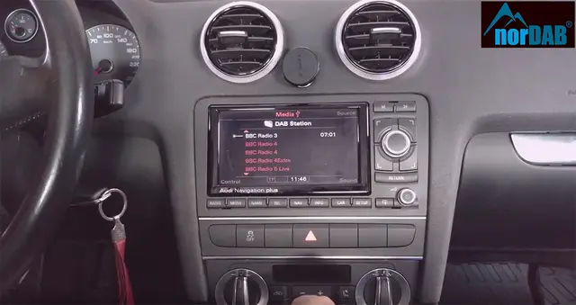 norDAB Premium DAB-integrering Audi Audi m/RNS-E (2009 - 2015) 