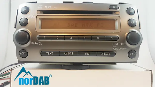 norDAB Premium DAB-integrering Toyota (og Lexus u/Navi) (2006-2016) 