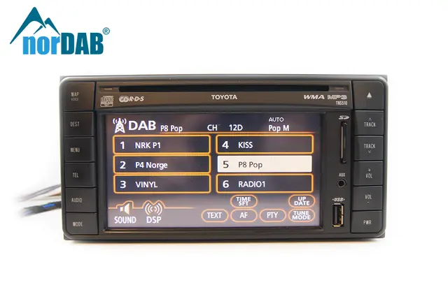 norDAB Premium DAB-integrering Toyota (og Lexus u/Navi) (2006-2016) 