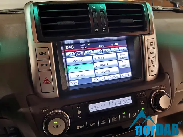 norDAB Premium DAB-integrering Lexus & Land Cruiser (2009-2015) m/Navi 