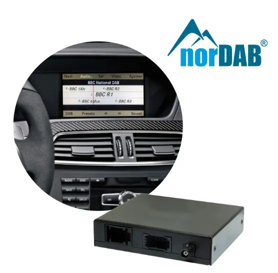 norDAB Premium DAB-integrering Mercedes Mercedes m/NTG4.5 