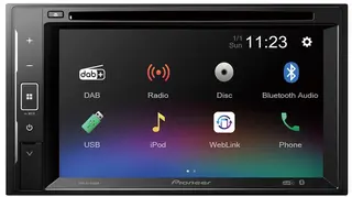 Pioneer AVHA240DAB 2-DIN DVD DAB BT USB/IPHONE 6,2"