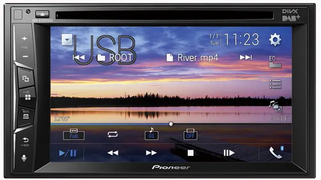 PIONEER AVH-A3200DAB 2 DIN DVD DAB BT USB/IPHONE 6,2" 