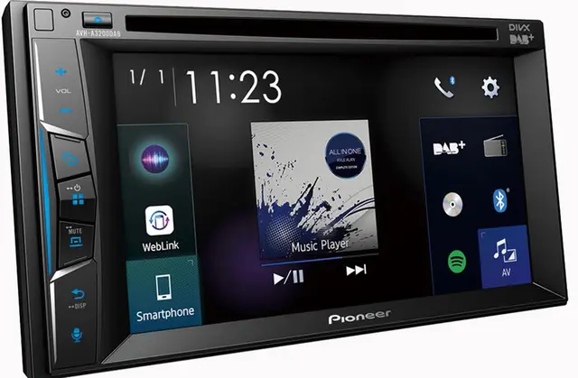 PIONEER AVH-A3200DAB 2 DIN DVD DAB BT USB/IPHONE 6,2" 