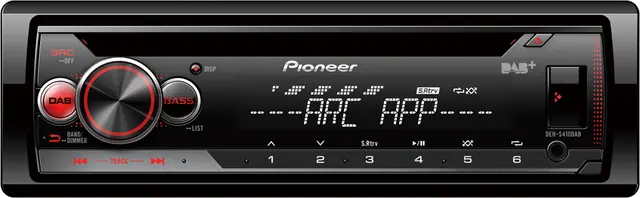 PIONEER DEH-S410DAB 1 DIN CD Spiller med USB 