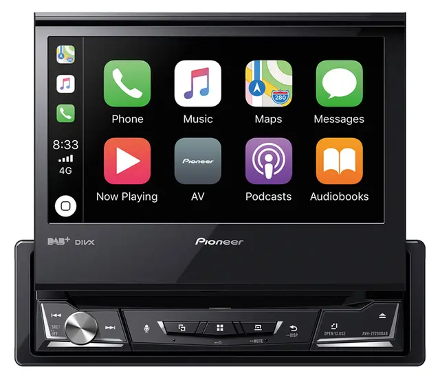PIONEER AVH-Z7200DAB 1 DIN DVD DAB BT USB/IPHONE 7" 