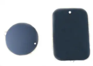 uniDAB metallplater for magnetholdere Universal selvklebende metallplater