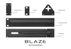 Blaze Audio Rack Mount Kit Half-Rack For en / to 1/2 19" i rack