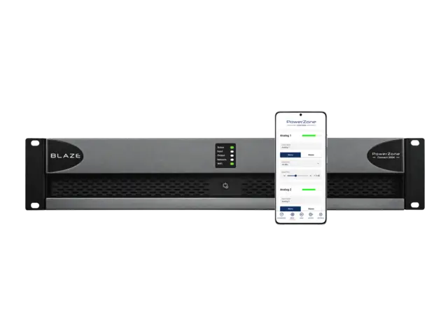 Blaze Audio PowerZone Connect 2004 EU 4x500W @ 2-4 4x250W @ 8 2x1000W @ 100V 