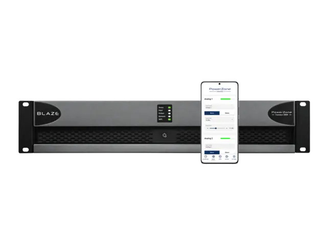 Blaze Audio PowerZone Connect 3004 Dante 4x750W @2-4 4x400W @ 8 2x1500W @ 100V 