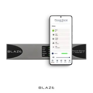 Blaze Audio PowerZone Connect 504D EU 4x125W 4-8 Ohm 2x250w 100V 16 Ohm Dante