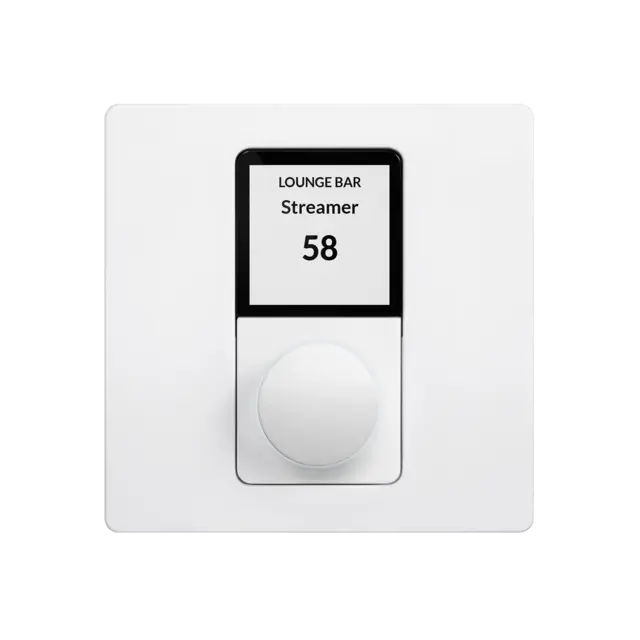 Blaze Audio Veggpanel Wall-S1 White Veggpanel volum kildevalg for PZ Connect 