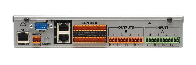 BSS BLU50v2 Soundweb DSP, 4 inn / 4 ut 48 kanals Signal Processor med  BLU link 
