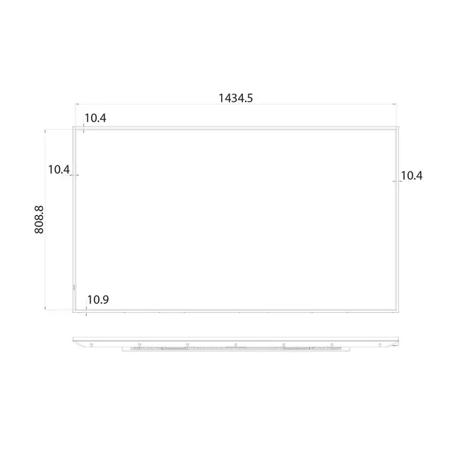 Hisense 65" 18/7 UHD 4K 500 nits D-LED Haze 25% | Wireless share | Android 11 