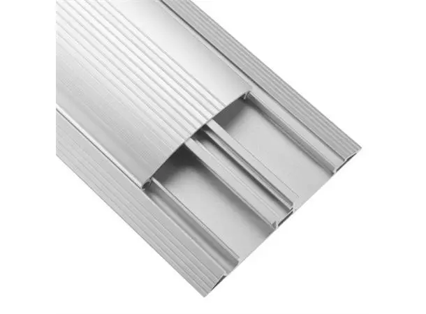Stoltzen TALOS GS100 Gulvskinne 1m sølv Gulvlist høyde 2,2cm bredde 13,9cm 