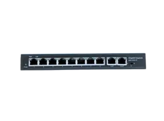LinkIT 8-ports PoE++ Switch 8 x gigabit, 2 x 10/100/1000 RJ45 uplink