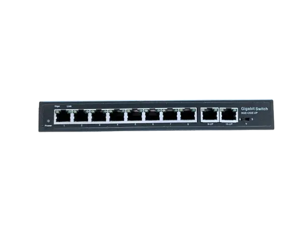 LinkIT 8-ports PoE++ Switch 8 x gigabit, 2 x 10/100/1000 RJ45 uplink 