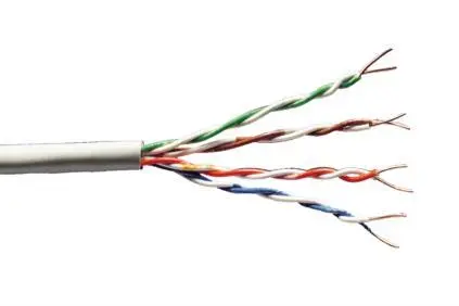 LinkIT Cat.6 U/UTP LSZH Hvit 305m Kan stiftes, AWG24/1 LSZH, uten påskrift 