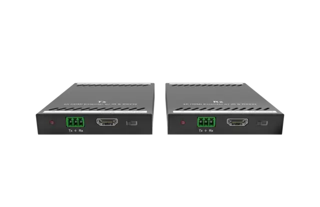 Stoltzen SHE400 HDBaseT Kit med RS232 HDMI 10.2Gbps 4K, RS232 & IR 