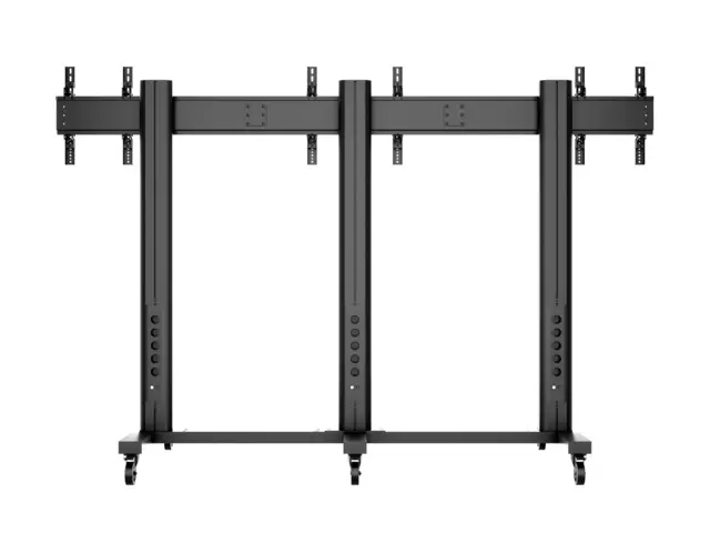 Multibrackets TV gulvstativ 3 skjermer 40-55", 800x400, maks 120kg på hjul 