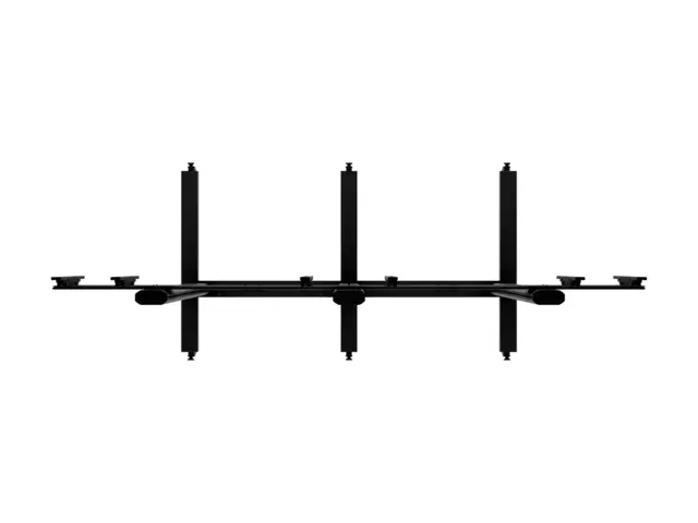 Multibrackets TV gulvstativ 3 skjermer 40-55", 800x400, maks 120kg på hjul 