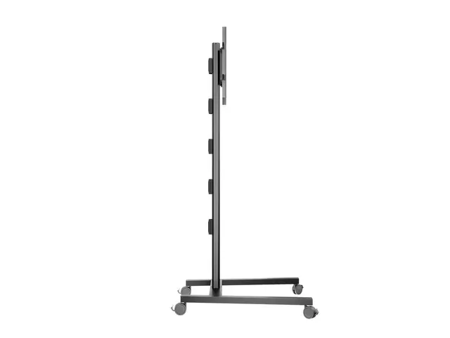 Multibrackets TV gulvstativ Single 180 Svart, 50kg, 700x400, 32-65" på hjul 