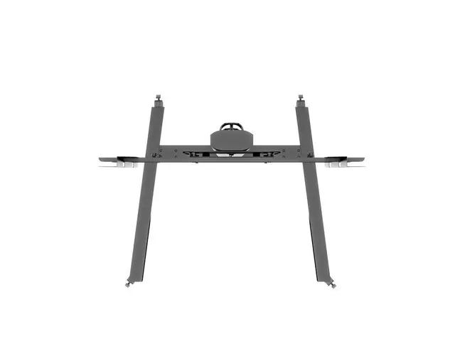 Multibrackets TV gulvstativ Single 180 Svart, 50kg, 700x400, 32-65" på hjul 