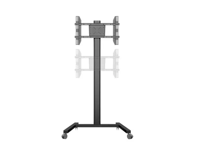 Multibrackets TV gulvstativ Single 180 Svart, 50kg, 700x400, 32-65" på hjul 
