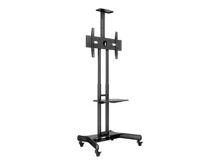 Multibrackets TV gulvstativ Basic 150 50kg, 600x400, ink hylle, 32-60" på hjul