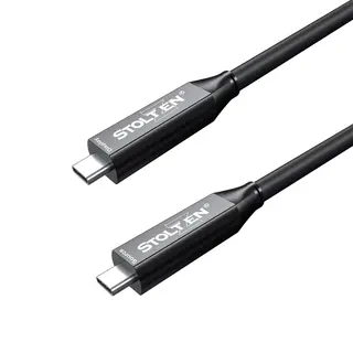 Stoltzen AOC FLEX USB-C Hybrid C-C 7,5 m USB 5Gbps | DP1.4 (2lane) | 60W
