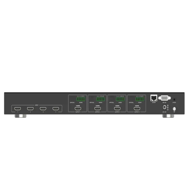 Stoltzen ATHENA 44X 8K HDMI Matrix 4x4 ARC | Downscaler | Audio Matrix | 8K60 