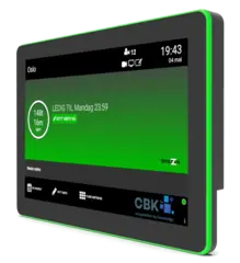 Stoltzen Metis Møteromsbooking 10" v2 LifeTimeLisens, 10" 1052T Panel &amp; feste