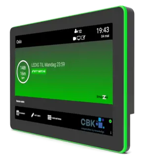 Stoltzen Metis Møteromsbooking 10" v2 LifeTimeLisens, 10" 1052T Panel &amp; feste