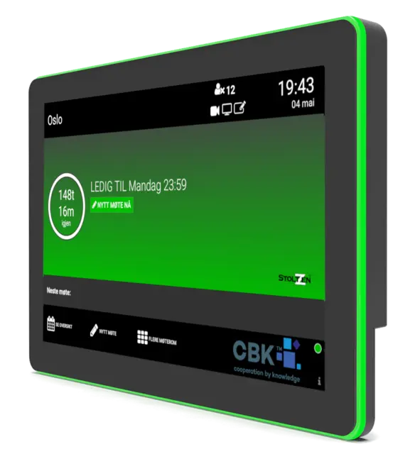 Stoltzen Metis Møteromsbooking 10" v2 LifeTimeLisens, 10" 1052T Panel & feste 