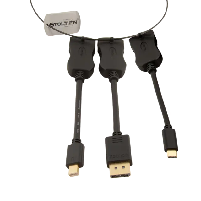 Stoltzen Nyx Adapter Ring Cable 3 4K USB-C, DISPLAY PORT, MiniDP - 4K60 