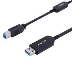 Stoltzen AOC USB 3.2 Gen2 A-B 15 m 10Gps Gen2 | USB 3.0/2.0/1.1 compatible