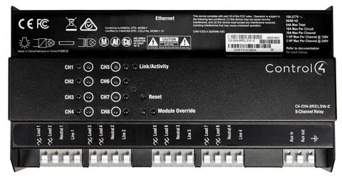 Control4 Realy C4-DIN-8RELSW-E DIN-Rail 8-Channel Relay Switch