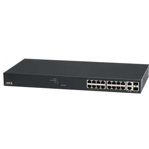 AXIS T8516 PoE+ Network Switch 26.8 Mpps, Switching capacity: 36 Gbps 