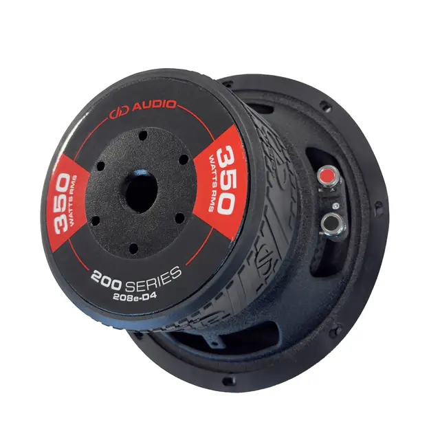 DD Audio 208e-D4 350/1100W Digital Design 8" subwoofer 