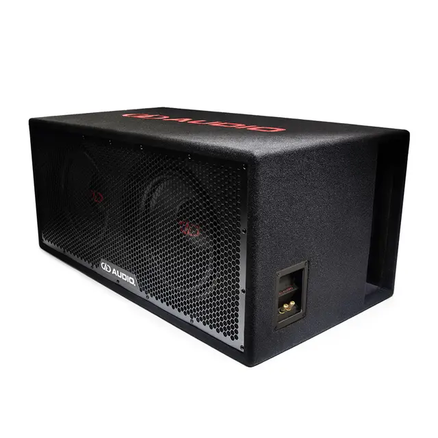 DD Audio LE-512.2a-D4 2x12" Basskasse Dobbel basskasse 512e-D4 1400/4200W 43kg 