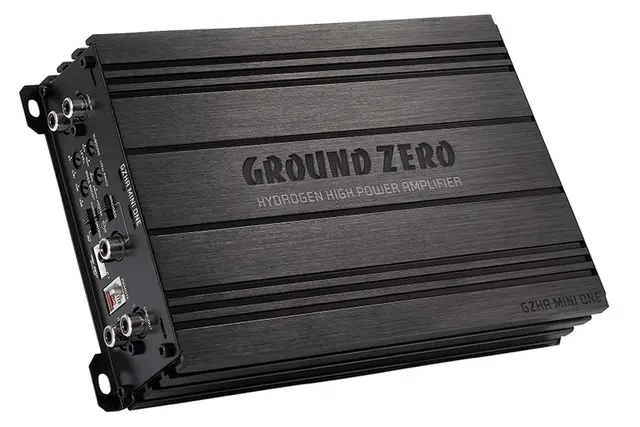 Ground Zero Radioactive SPL MINI Basspak 6" basskasse + forsterker + kabler 