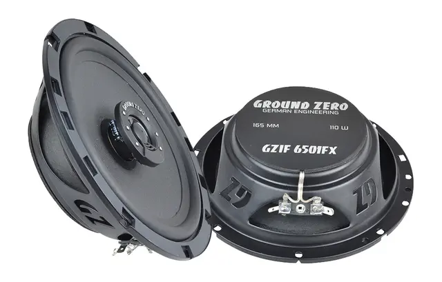 Ground Zero GZIF 6501FX slim 6,5" med kun 44mm dybde 
