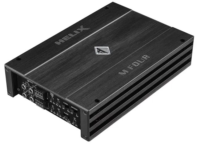 HELIX M FOUR 4x100W RMS 4 kanals klasse D forsterker med høynivå 